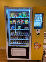 Distributeur automatique intelligent de boissons de casse-croûte de lait de libre service de 24 heures pour le thé de bulle