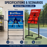 Planche d'entraînement de pickleball transfrontalière 110x85cm pour l'intérieur et l'extérieur, équipement d'entraînement au frappeur personnalisable