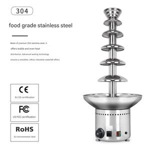 <span class=keywords><strong>Fontaine</strong></span> à <span class=keywords><strong>chocolat</strong></span> électrique entièrement automatique, tube en acrylique moulé avec couvercle rond anti-poussière, protection contre le vent - Product Image 6