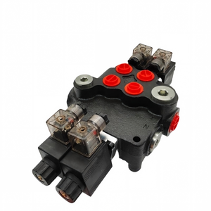 Vanne de commande directionnelle monobloc hydraulique à solénoïde à 2 bobines à centre ouvert Huamao 2Z80-AA-ES3-12/24VDC-G, garantie 1 an, 250 bars - Product Image 3