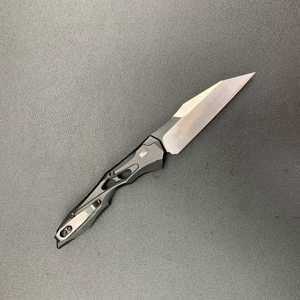 Kersha 7650 Couteau de pêche de poche Couteau pliant d'extérieur avec lame 8cr18Mov et manche en alliage d'aluminium OEM personnalisable - Product Image 5