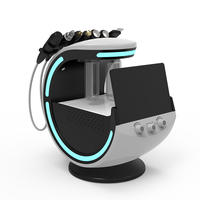 Appareil de dermabrasion Hydra Jet Peel, portable, pour le soin et le rajeunissement de la peau du visage, nettoyage en profondeur, avec prise AU/US pour les spas et salons de beauté
