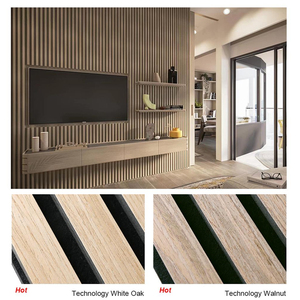 <span class=keywords><strong>Panneau</strong></span> mural acoustique en MDF moderne <span class=keywords><strong>Panneau</strong></span> insonorisé en chêne 3D <span class=keywords><strong>Panneau</strong></span> mural auto-adhésif pour la décoration intérieure et les murs extérieurs - Product Image 5