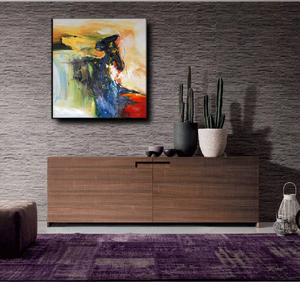 Modern Handmade 3D Thick Textured <strong>Abstract</strong> Oil Paintings <strong>Factory</strong> Price Art Deco <strong>Design</strong> for Home Decor - Product Image 4