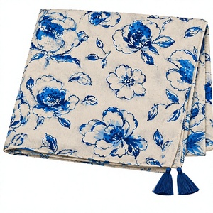 Pañuelo Largo de Verano para Mujer, Ligero, Estampado Floral, con Borlas, Suave y Elegante, Accesorio de Moda, Diseño Personalizado al por Mayor - Product Image 3