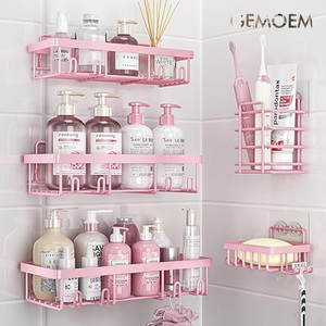 Estantes de Ducha Modernos y Ecológicos de Acero Inoxidable, Directo de Fábrica, Organizador de Ducha Adhesivo para Montar en la Pared, para <span class=keywords><strong>Baño</strong></span> y Hotel - Product Image 1