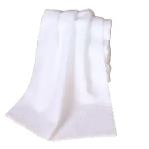 Fabrieksprijs Wegwerp Make-Up Handdoek Snel Droog Gebreide Handdoek Wit
