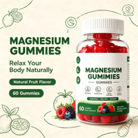 Gummies de glycinate de magnésium saveur pastèque tropicale pour les culturistes