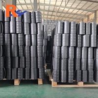 Géocell en HDPE durable de taille 4mx6m, distance de soudure 712mm, fabriqué en Chine, pour toitures vertes et pentes de collines