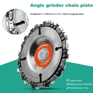 Madeira Carving Disc <span class=keywords><strong>Grinder</strong></span> Cadeia de Disco de Escultura em Madeira Disco para Uso Com 4 "ou 4-1/2" Angle Grinders Power Tool Accessoires Novo - Product Image 5