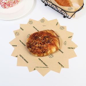 Customized Coated Recyclable Greaseproof <b>Paper</b> for Baking and Packaging Snacks Pizza Bread Hamburger French Fries - Product Image 4