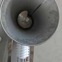 Rouleuse à spirale entièrement automatique robuste avec moteur 580W, construction en acier inoxydable pour la production de boules de pâte en grande quantité sur de longues heures