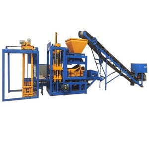 QT4-18 tự động thủy lực xây dựng Hà Lan kerb đá hourdis rắn màu paver khối bê tông làm máy móc - Product Image 6