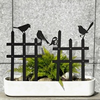 Estacas de Jardín Metálicas de Lujo Personalizables con Grabado Láser - Decoración Exterior Resistente a la Intemperie para Patio y Jardín