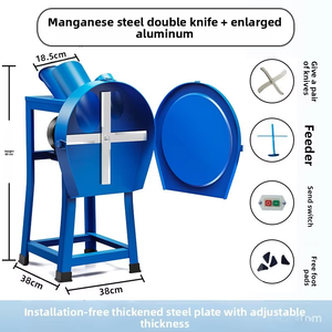 Máy móc nông nghiệp chaff Cutter hộ gia đình thức ăn nhỏ và rau Shredder cho lợn - Product Image 3