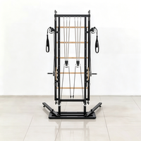 Suministro Directo de Fábrica: Unidad de Pared para Pilates con Plataforma y Colchoneta, Torre de Poleas para Gimnasios, Clubes y Estudios de Yoga