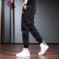 Pantalons de travail automne/hiver, pantalons décontractés pour hommes, pantalons de sport slim, pantalons harem tendance pour garçons