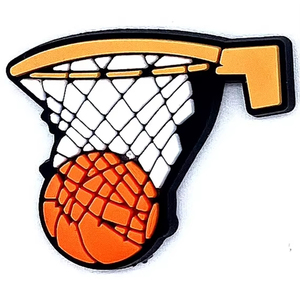 New Arrival <strong>2026</strong> Cute Cartoon PVC Button Los Angeles Sports <strong>Shoe</strong> Charms DIY Accessories Bulk Clog <strong>Basketball</strong> <strong>Shoe</strong> Decorations - Product Image 4