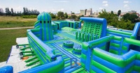 Parc de jeux gonflable, parc d'attractions gonflable, château gonflable pour enfants, parc d'attractions