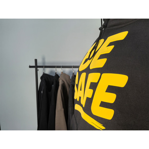 Custom Logo Unisex <b>Sweatshirt</b> Hoody Thick Oversized Hooded Puff Printing Casual Pullover Fashion Trendy - Product Image 3