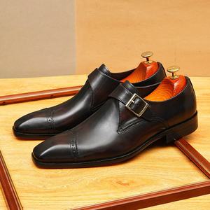 Dernières Chaussures Habillées Formelles Élégantes pour Hommes, Style Brogue Coréen Tendance, en Cuir Véritable, Imperméables pour l'Automne - Product Image 4