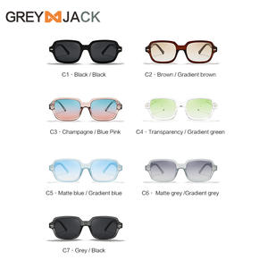 Gafas de Sol Greyjack Unisex, Montura TR90, Lentes con Degradado Azul, Protección UV400, Tipo 3 - Product Image 4