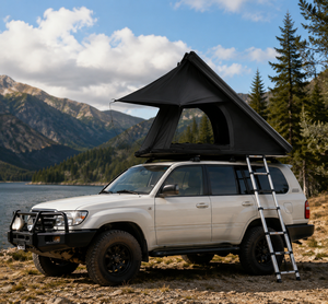 Premium Aluminum Roof Top <b>Tent</b> Hard Rooftop <b>Tent</b> for SUV 4x4 Off Road Camping with Ladder - Product Image 1