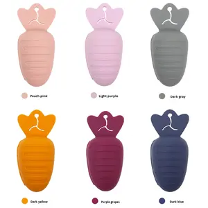 개똥 봉투 홀더, 리드줄용 실리콘 애완동물 배변 봉투 디스펜서, 야외 애완동물 배변용, 캐리어 클립 포함, 개 산책 액세서리 - Product Image 3