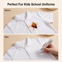 Instant No Wash Stain Remover Pen 20g Portable Magic Spot Cleaner for Kids School Uniform Food Coffee Lipstick Fabric Safe