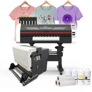 Machine d'impression de T-shirt a4 24 pouces 30 cm 60cm tout en un imprimante DTF complète A3 à grande vitesse