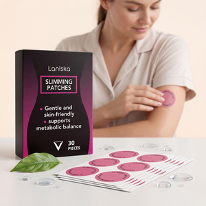 Patch Minceur Herbal MQ Certifié ISO Apaisant Doux pour la Peau Équilibre Métabolique Autocollant 30 Pièces Violet Soin Corporel - Product Image 2