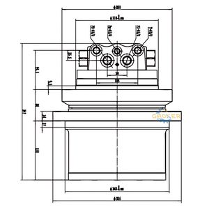 Nuovo escavatore Travel Motor cambio SK35SR SK60 SK75 <span class=keywords><strong>SK120</strong></span> SK150-4 SK200-8 SK350-8 finale <span class=keywords><strong>Assy</strong></span> per sostituzione <span class=keywords><strong>Kobelco</strong></span> - Product Image 6