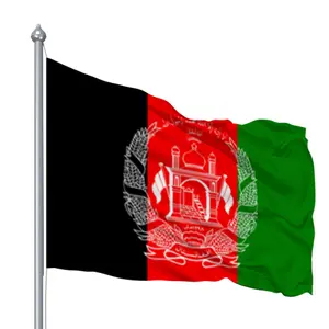 Cheap price Custom Print Polyester Afghanistan country flag