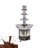 Fontaine à chocolat de bonne qualité 6 couches fontaine à chocolat robinet fontaine à fruits chocolat