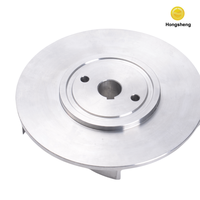 Pièces d'impeller à aubes ouvertes pour pompe centrifuge en acier inoxydable moulé par investissement OEM