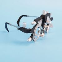 TF-4880 Bingkai Dapat Disesuaikan Bingkai Uji Coba Optometri Mata Universal Oftalmologi Optik Titanium Bingkai Lensa Percobaan