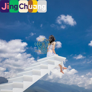 Accessoire de photographie : Échelle décorative pour les lieux touristiques et fermes, style 'Cloud Ladder' populaire auprès des influenceurs, recommandation Little Red Book 2022 - Product Image 1