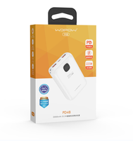 Gadgets technologiques Alimentation de secours mobile Affichage numérique USB portable 22.5W Banque d'alimentation à charge rapide 10000mah