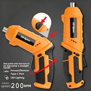 ไขควงไร้สาย 3.6V ชาร์จไฟได้ พร้อมไฟ LED และพอร์ต Type C สำหรับซ่อมแซม DIY - Product Image 5