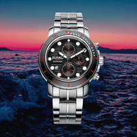Montres de plongée pour hommes en titane de luxe de haute qualité avec mouvement YN15, étanches à 300 m, logo personnalisé, lumineuses, bracelet en acier inoxydable