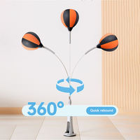 Ballon de Boxe sur Pied à Ressort Réglable pour Réflexe et Entraînement, Équipement de Fitness pour la Maison et la Salle de Sport