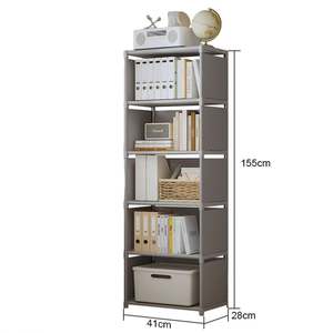 <strong>Cheap</strong> Simple Modern Design White Two Three Four Snon-Woven Fabric Closet Wardrobe Cabinet for Home Bedroom Furniture - Product Image 5