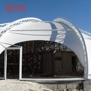 Structure de toit de terrain de badminton en membrane tendue, tente fabriquée par China Yijin - Product Image 1
