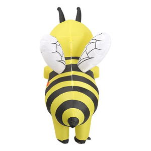 Disfraz Inflable de Abeja de Cuerpo Completo con Rayas Negras y Amarillas, Personalizado de Fábrica, Divertido Disfraz Inflable <span class=keywords><strong>para</strong></span> Halloween - Product Image 6