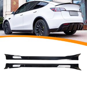 Extension de jupe latérale de haute qualité chaude pour Tesla modèle Y jupes latérales diffuseur séparateur pour Tesla modèle Y - Product Image 1