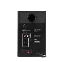 Enceintes professionnelles Edifier MR4 2.0 réglables pour la maison et le studio, avec effets sonores bimodes et boîtier en bois