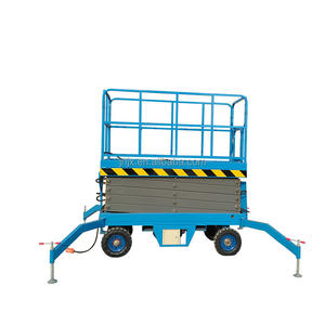 Gunting listrik hidrolik portabel, Platform pengangkat dapat dipindah banyak digunakan di lift normal dan bengkel produksi - Product Image 1