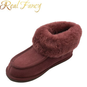 Custom Classic Inverno Caldo Mocassini <span class=keywords><strong>Scarpe</strong></span> Vera Pelliccia Fuzzy Chunky Mocassino Stivali per Le Donne Signore - Product Image 4