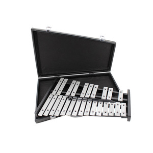 Glockenspiel à 25 notes avec boîte de rangement, Xylophone en aluminium, Instrument de percussion Orff, Jouet musical pour enfants - Product Image 4