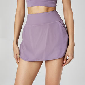 YIYIヨガショーツスカート付きジムゴルフワークアウトアクティブウェア服通気性ランニング女性用アンチ空テニスピックルボールスカート - Product Image 6